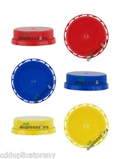 100 HDPE Plastic Tamper Evident Ratchet Caps 38-400 Unlined