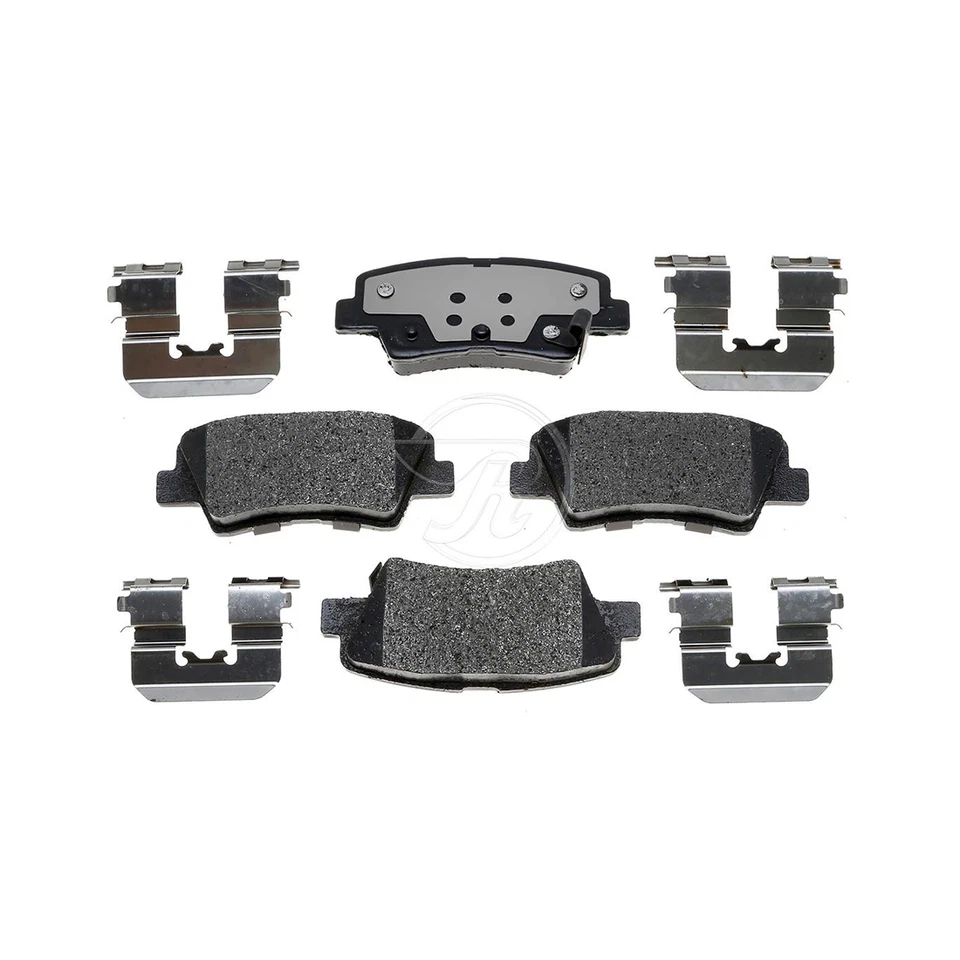 Pastilha de freio traseira dianteira Raybestos 8 compatível com Hyundai Accent 1.6L Kia Rio 1.6L - Imagem 3 de 4