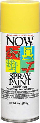 9 Oz  21206 NOW Sunshine Yellow Enamel Spray Paint