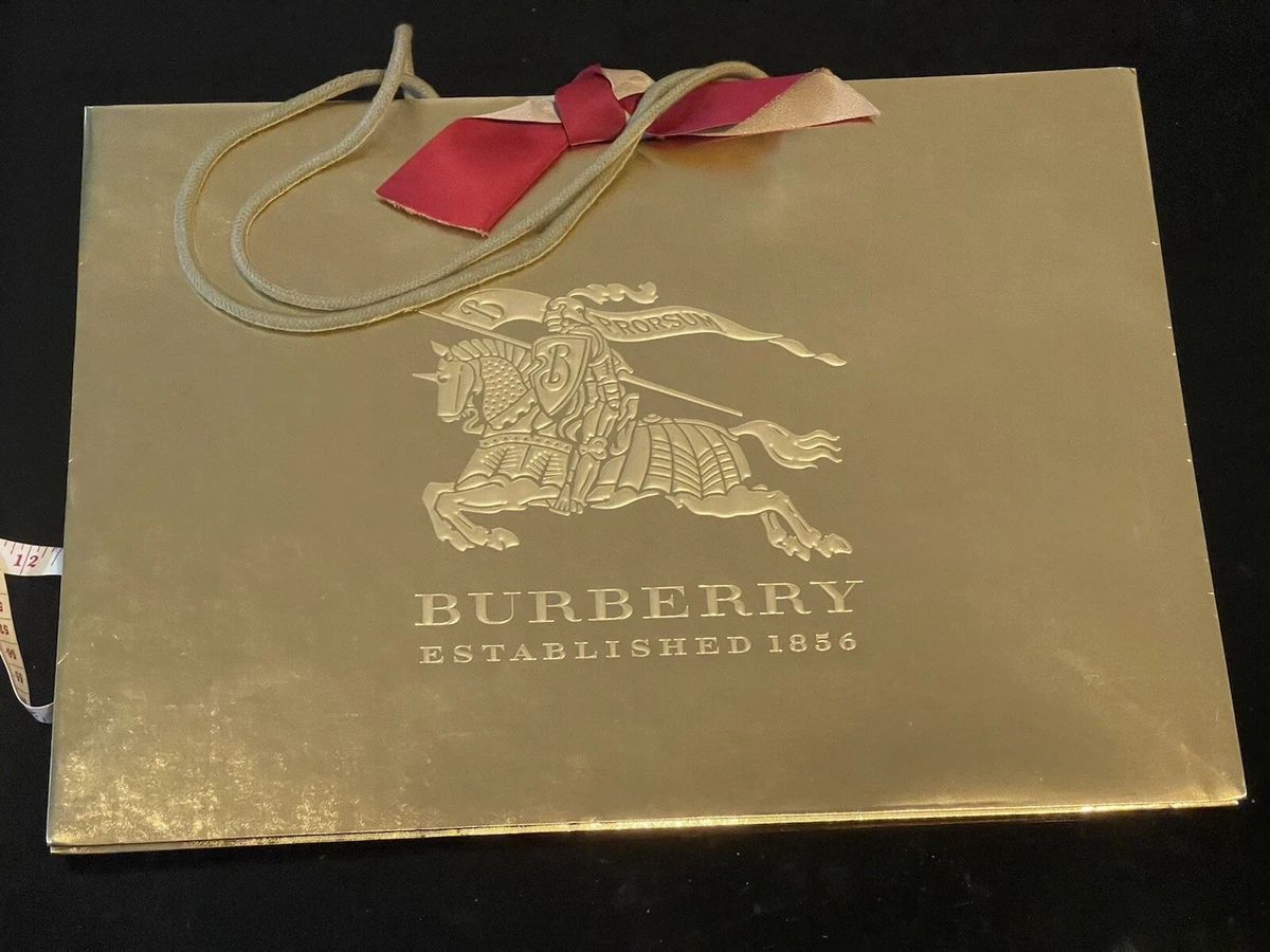 Burberry top gift bag