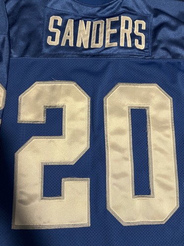 100% Authentic 1996 Barry Sanders Detroit Lions Mitchell Ness Jersey 52 2XL RARE - Picture 7 of 7