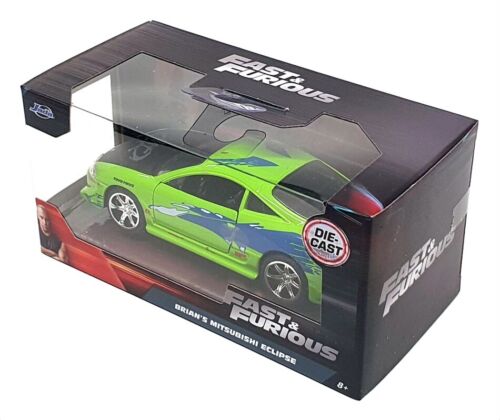 Jada scala 1/32 97609 - Fast & Furious Brian's Mitsubishi Eclipse - verde/blu - Foto 5 di 5