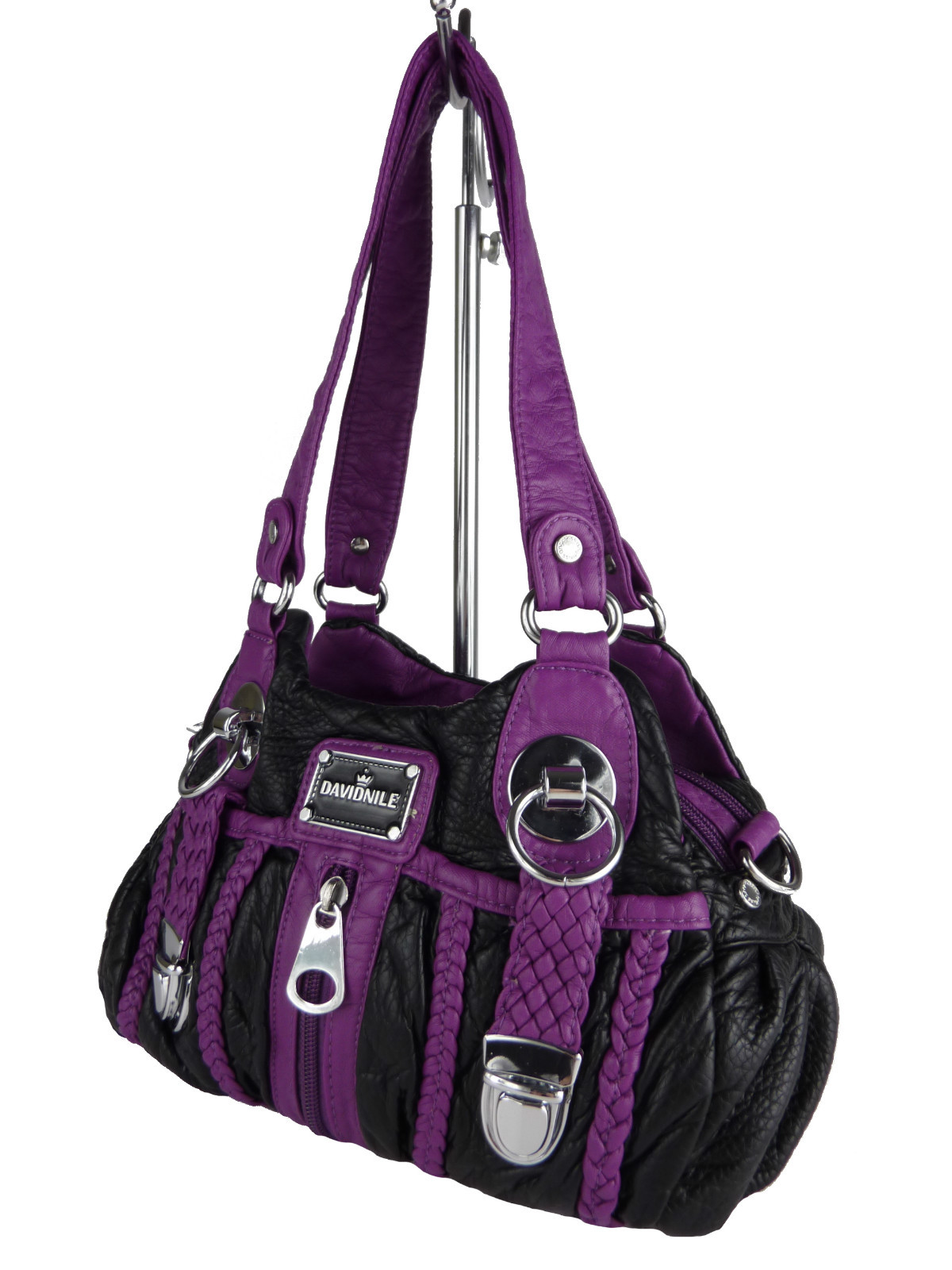 Normani Damen Stroh-Strandtasche – 12 Liter, 35x25x14 Cm, Mit Reißverschluss & Extra Kleiner Tasche