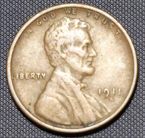 1911S LINCOLN PENNY WITH VF/XF NICE FULL WEAT LINES SHOWING ITEM #2672