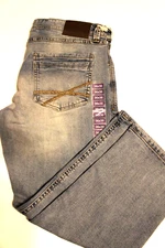TK AXEL SLIM BOOT CUT BLUE JEANS SZ: 36 X 30 NWOT