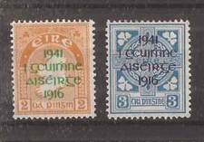 S50292 IRLANDE MNH** 1941 Insurrection De Pâques 2V