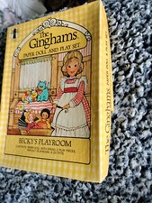 The Ginghams Paper Doll Playset Becky's Playroom Vintage