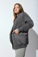 Lts Tall Women's Padded Longline Bomber Jacket