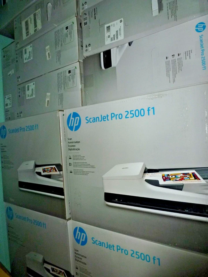 HP ScanJet Pro 2500 F1 (L2747A) Flatbed Scanner - White, NEW, SEALED - Image 2 of 3