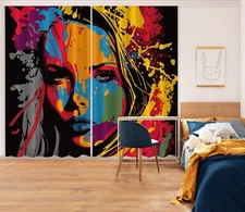 3D Fantasy Painting ZHUA3213 Photo Curtain Window Blockout Fabric Vera 2023