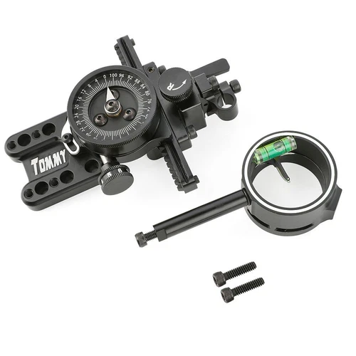 Adjustable 4x 6x 8x Compound Bow 1 Pin Sight Micro Pointer Adaptor Scope Sight - Picture 13 of 31