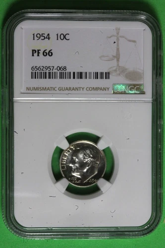 1954-P Proof NGC PF66 Roosevelt Dime #B36634