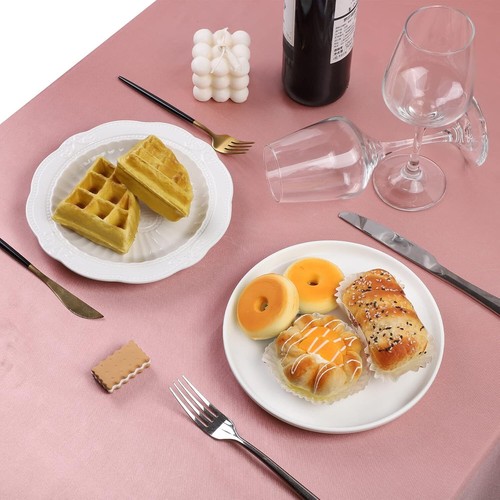 Rectangular Solid Colour Plastic Table Cover TableCloth Wedding Birthday Party - Picture 7 of 15