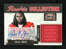 2011 Threads Rookie Collection Materials Signatures 22/25 Julio Jones Auto 00ws