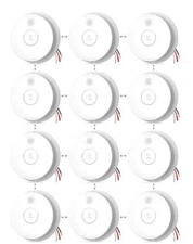 2025 SITERWELL 10 Year Worry-Free Battery Smoke Detector 12 Pack GS525A