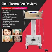 2 in 1 Plasma Ozone Eyelid Lift Spot Scars Wrinkles Removal Stand Plasma Machine