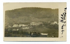 Sugar Hill NH, birds eye view, Sunset Hill House & Annex, 1905 RPPC postcard