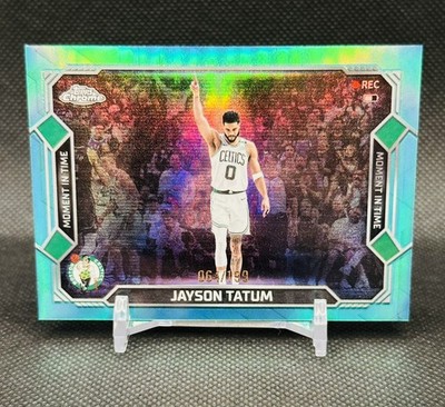Topps Jayson Tatum Topps Chrome Moment In Time MIT-JT Boston Celtics  /199