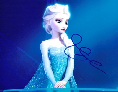 IDINA MENZEL - Schauspielerin/ Sängerin - FROZEN Stimme von Elsa.COA. In Pro.10''x8''#609