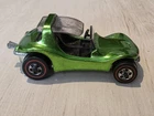 Vintage Hot Wheels 1969 Redline Sand Crab in Green with Black  Interior