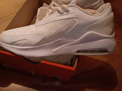 Nike Air Max Bolt Triple White Men's Low Top Mesh Cushioned Sneakers CU4151-104