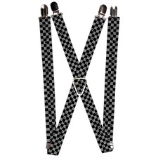 Suspenders - 1.0 - Checker Weathered Black/Gray ACC NEW