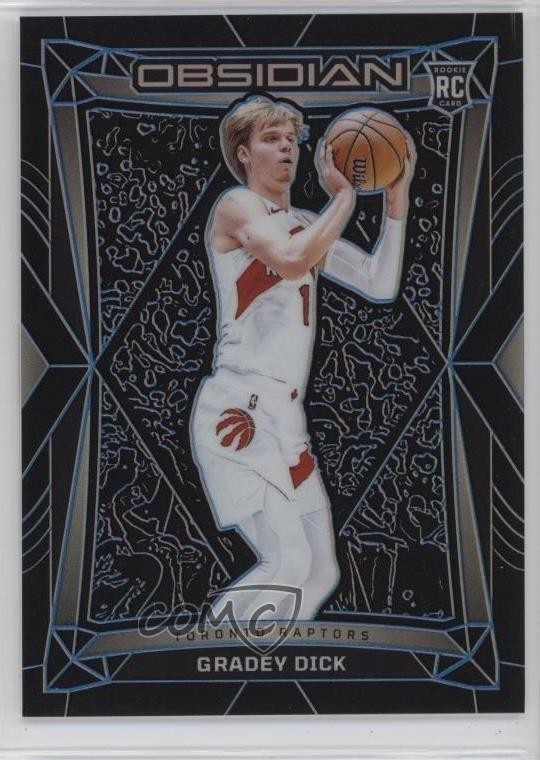 2023-24 Panini Obsidian Electric Etch Blue 29/30 Gradey Dick #79 Rookie RC 10qe