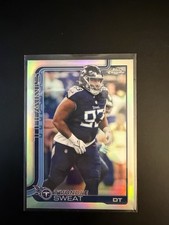 2025 Topps Chrome T’Vondre Swear Refractor #292 Tennessee Titans