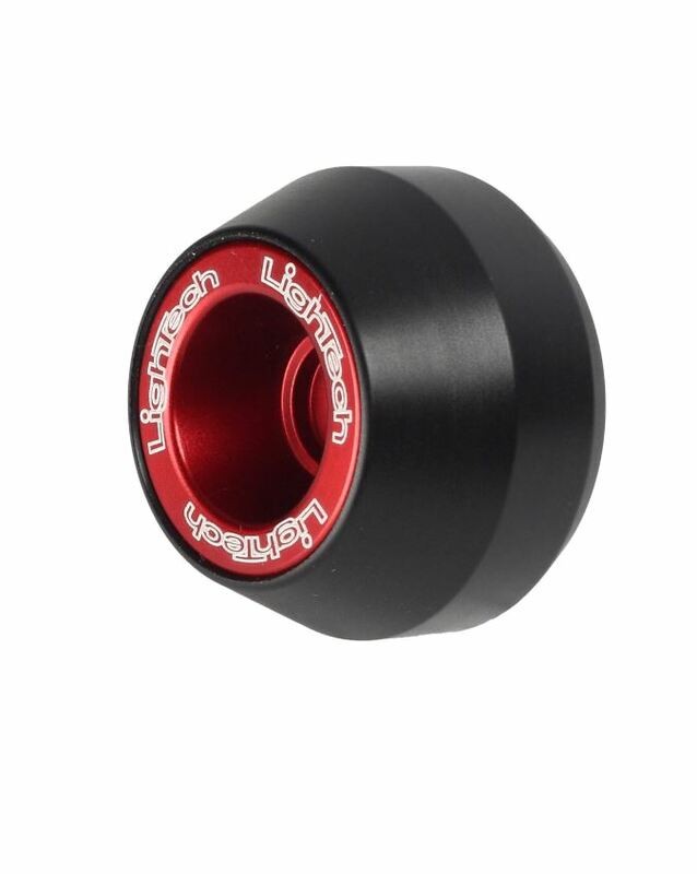 Protège fourche Lightech rouge pour éviter les rayures de l'essieu moto - 2