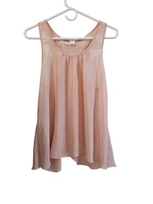 Nella Faniasia Size M Powder Pink Tunic Blouse Sleeveless