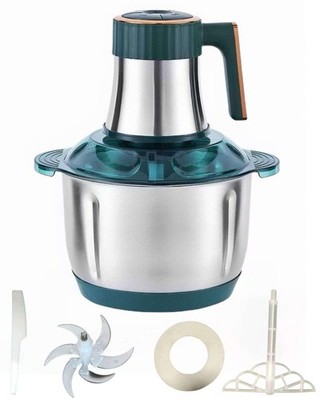 Aptovpvp 5L Electric Meat Grinder, 500W Food Processor with 6 Blades & 5 Spee...
