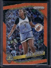2025 Panini Prizm WNBA #13 Ariel Atkins Orange Velocity Prizms