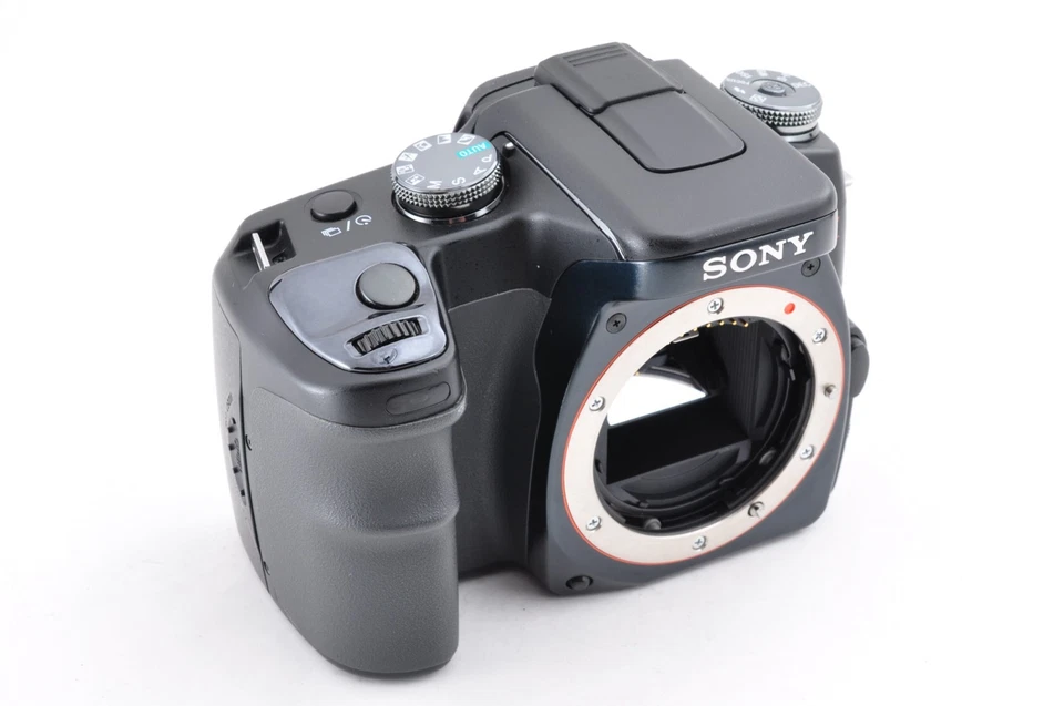 [N.MINT] Sony Alpha A100 10.2MP Digital SLR Camera Black  Body Only Japan #0302 - Image 3 of 4