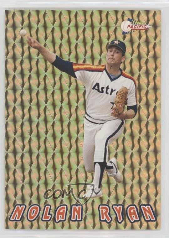 1993 Pacific Texas Express 27 Seasons Prisms Gold Nolan Ryan #6 HOF s1i