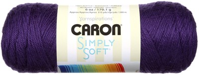 Caron Simply Soft Solids Yarn-Purple H97003-9781
