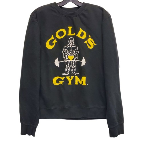 GOLD'S GYM Sweater Adult Small Black Spell Out Pullover Workout ...