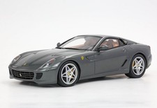 FERRARI 599 GTB FIORANO 2006 Manual Gear 1/18 Silverstone Grey w/Case BBR