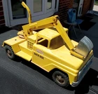 Vintage 1960s Tonka Backhoe Pickup Truck Pressed Steel Metal