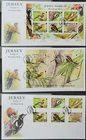 z(JER-278) JERSEY 2010 FDC set of (3)  Birdlife IV - Woodland Birds ALL PICTURED
