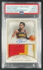 TRAE YOUNG PSA 9 2024-25 PANINI NATIONAL TREASURES RETRO 2014 GU PATCH AUTO 3/10