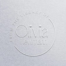 From the Library Of Personalized Name Book Embosser Custom Library Embosser Seal