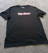 Vintage Top Gear 2005 BBC TopGear Logo Y2K T-Shirt Black Size M - Official Merch