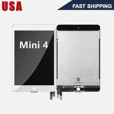 White LCD Screen Display + Touch Screen Digitizer for iPad Mini 4 A1538 A1550