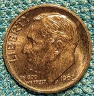 1962 Silver Roosevelt Dime -  Near Gem FB  Full Split Bands GREAT TONING