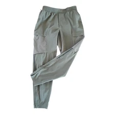 Lululemon Pants Mens Small Cargo Taupe Tech Jogger  Zipper Pockets Athletic READ