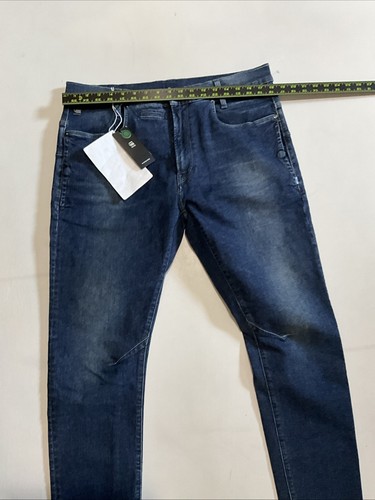 G-Star Raw D-Staq 3D Slim Men’s Jeans Forest Blue Size W36 L32 NWT - Picture 2 of 11