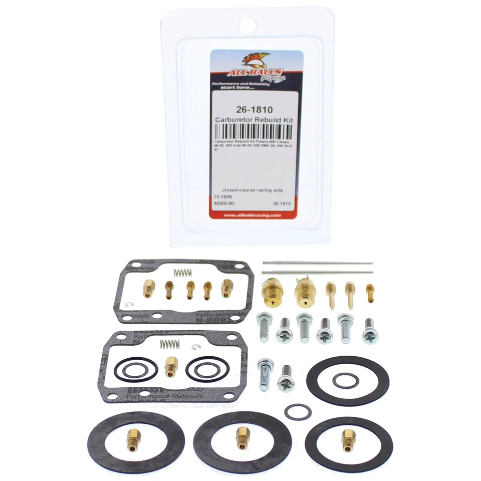 Carburetor Rebuild Kit For Polaris 500 Classic 1996-2000; 26-1810 - Image 3 of 4