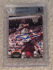 1990 Stadium Club Shaq O’Neal Rc Bgs Autenthic On Card Auto!
