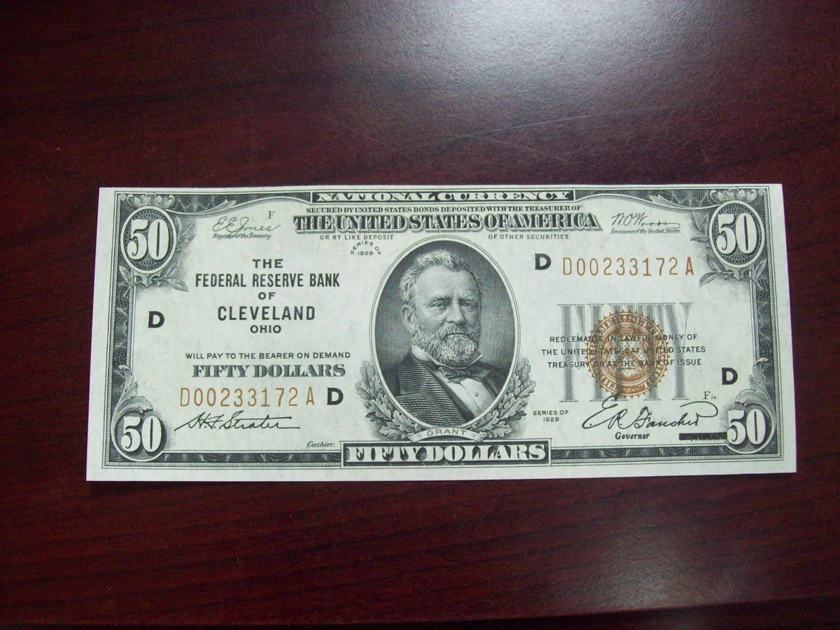 50 美元纸币| eBay