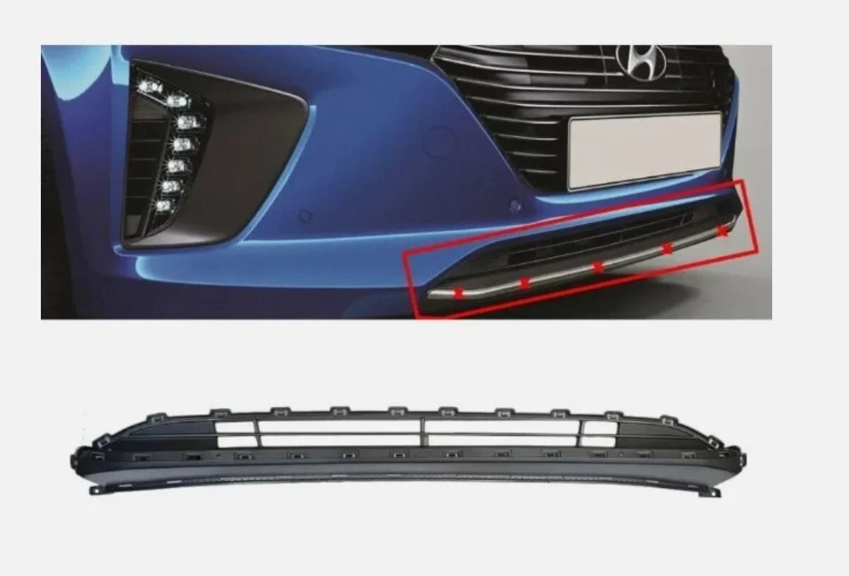 OEM Genuine Front Bumper Lower Grille 86560G2100TMY for Hyundai Ioniq/2020-2022
